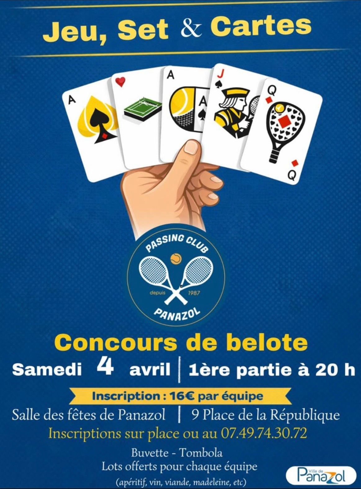 belote pour tous le samedi 4 avril